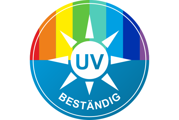 UV Schutz laminiert.