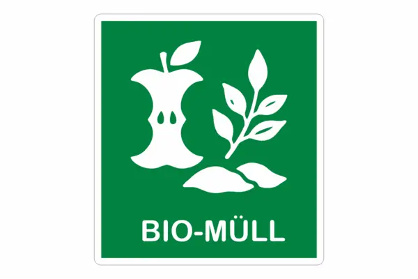Bio Müll Aufkleber