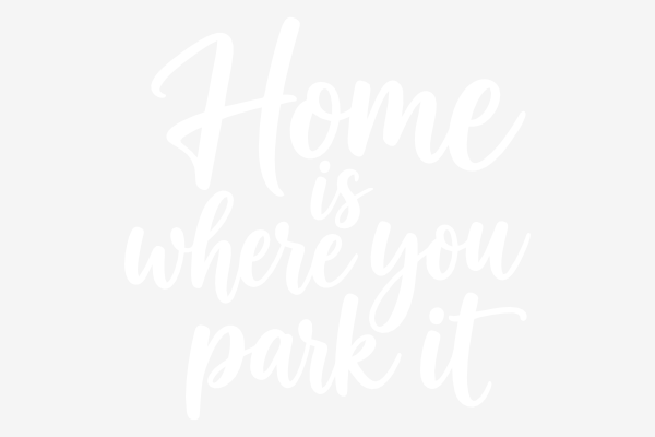 Home is where you park it Aufkleber