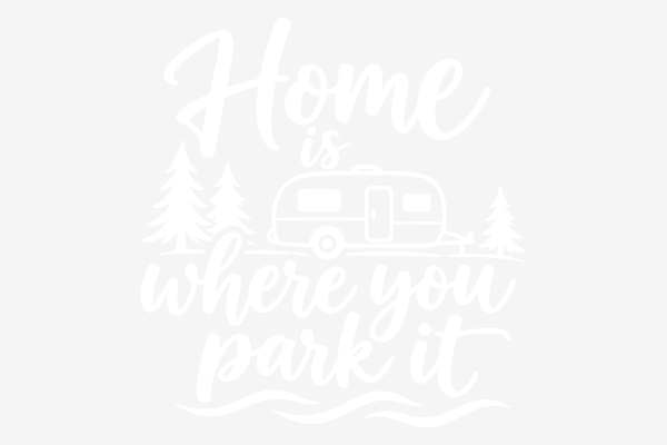 Home is where you park it Aufkleber