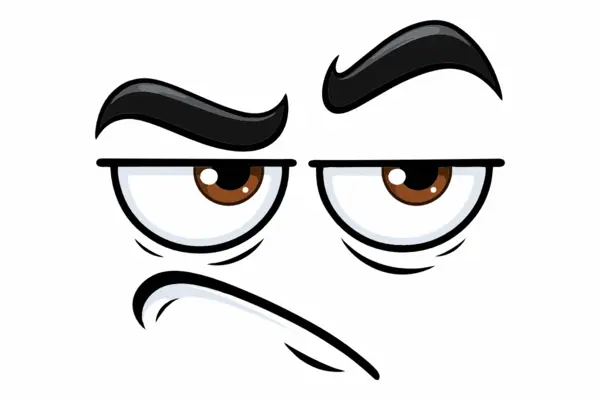 Lustige Mülltonnen Aufkleber mit Gesicht