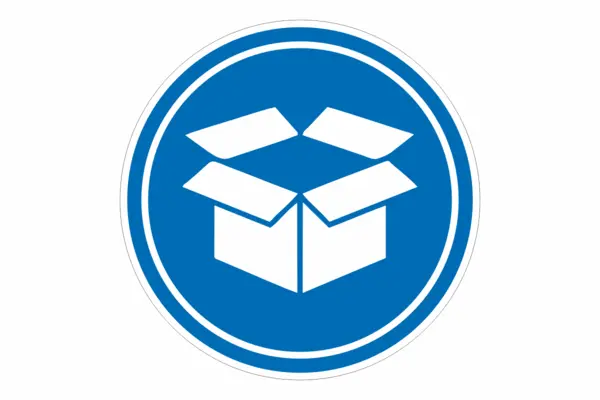 Papier Müll Aufkleber Rund