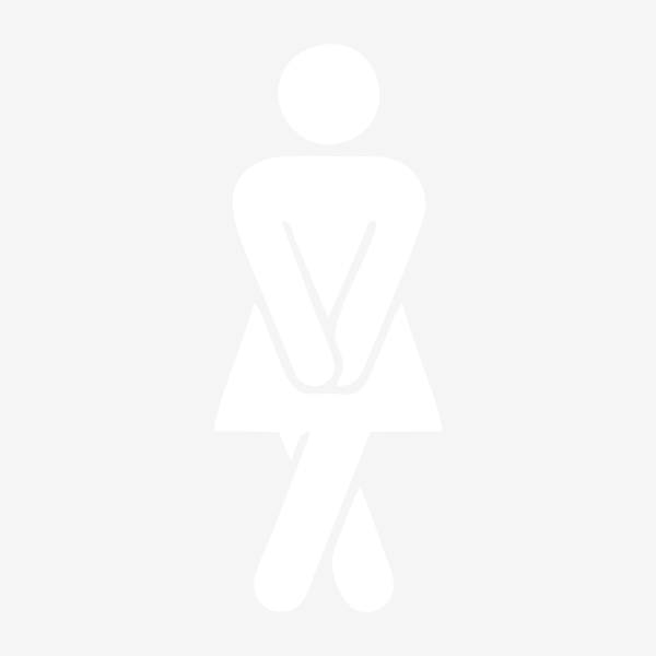 Toiletten Aufkleber Frau Lustig