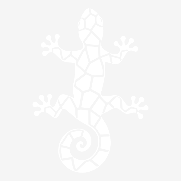 Wohnmobil Aufkleber Gecko Mosaik