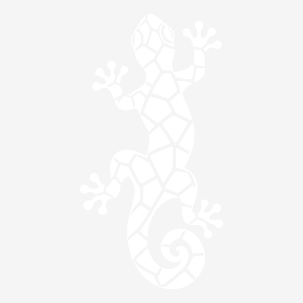 Wohnmobil Aufkleber Gecko Mosaik
