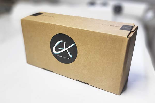 Logo Aufkleber für Verpackung