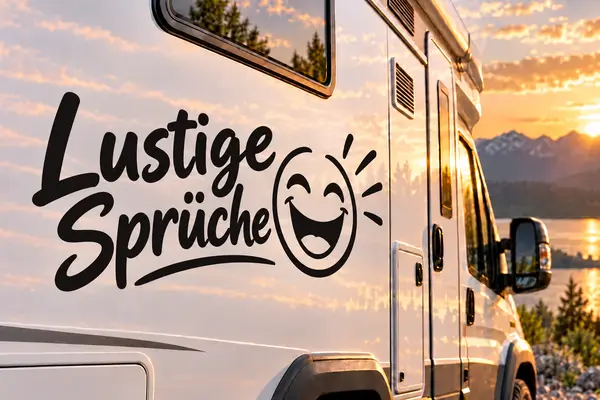 Lustige Wohnmobil Aufkleber
