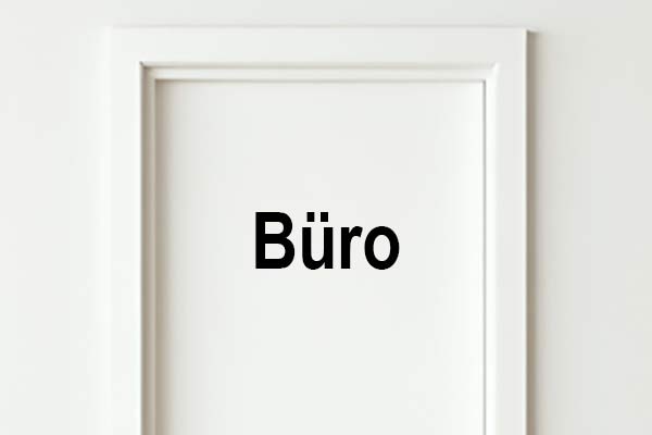 Türbeschriftungen Büro