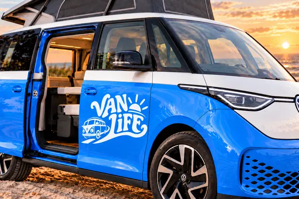 Vanlife Aufkleber VW California