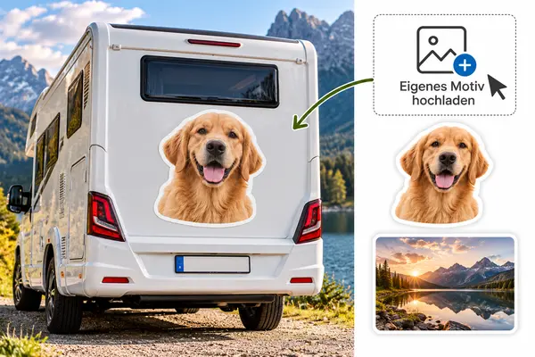 Wohnmobil Aufkleber selbst gestalten