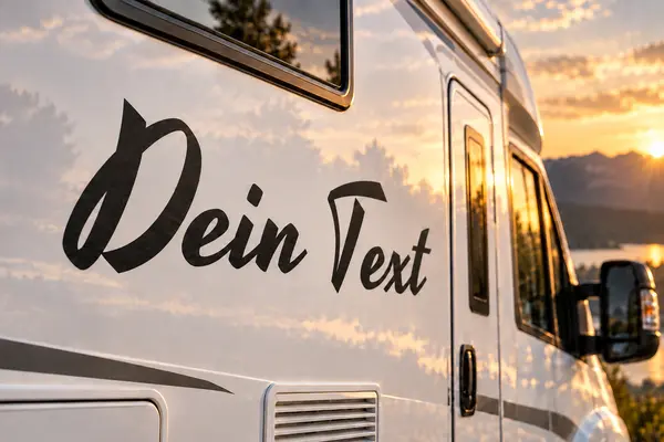 Schriftzug für Wohnmobil