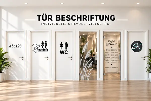 Türbeschriftung